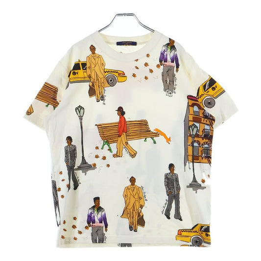 Louis Vuitton 19aw New Walkers Viral Allover Print Crew Neck Short Sleeve
