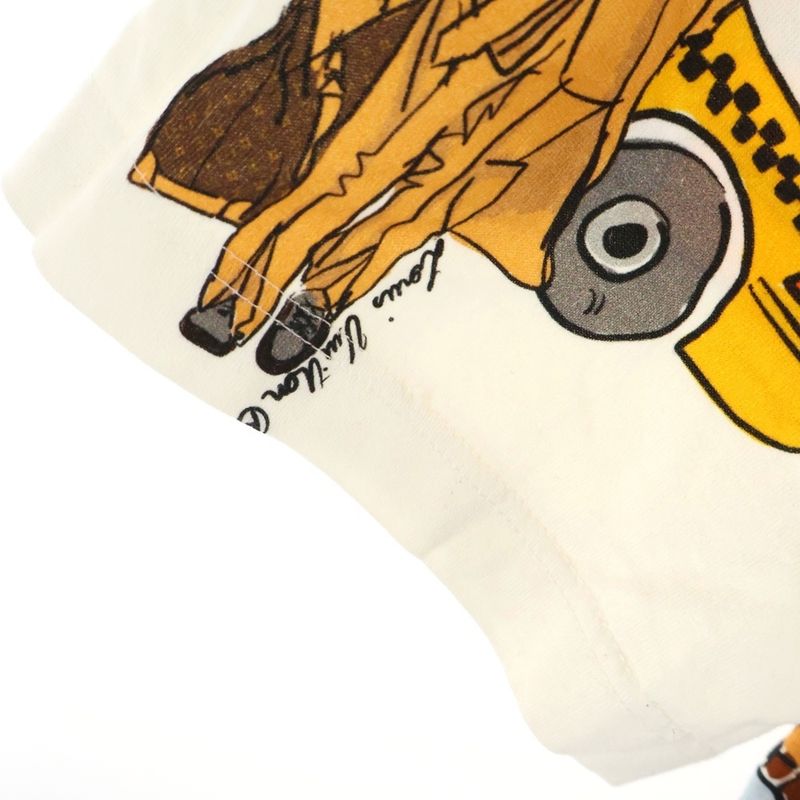 Louis Vuitton 19aw New Walkers Viral Allover Print Crew Neck Short Sleeve