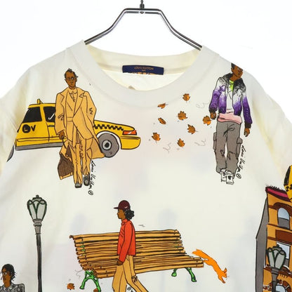 Louis Vuitton 19aw New Walkers Viral Allover Print Crew Neck Short Sleeve