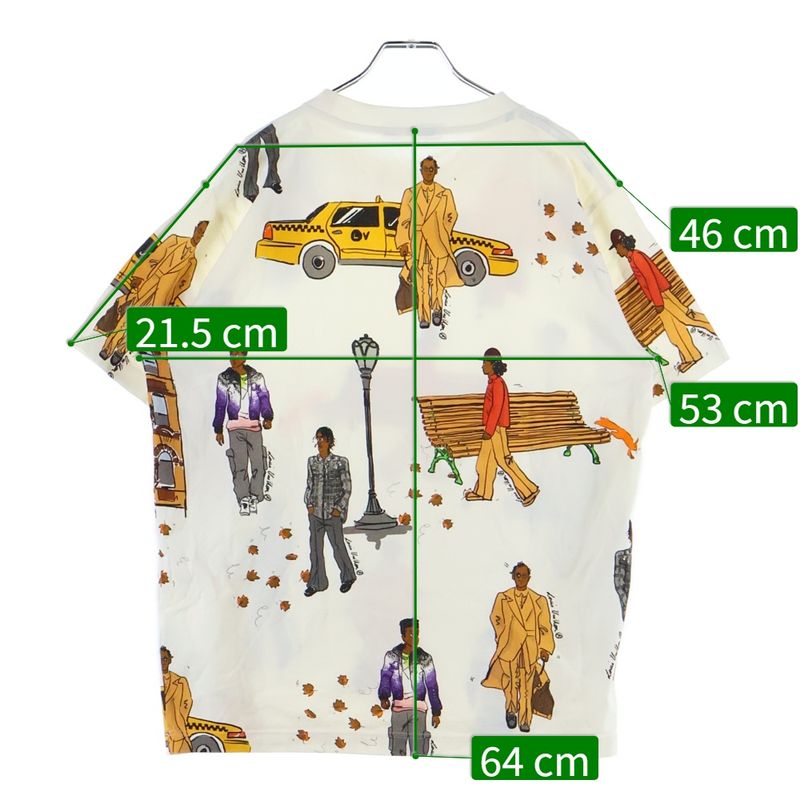 Louis Vuitton 19aw New Walkers Viral Allover Print Crew Neck Short Sleeve