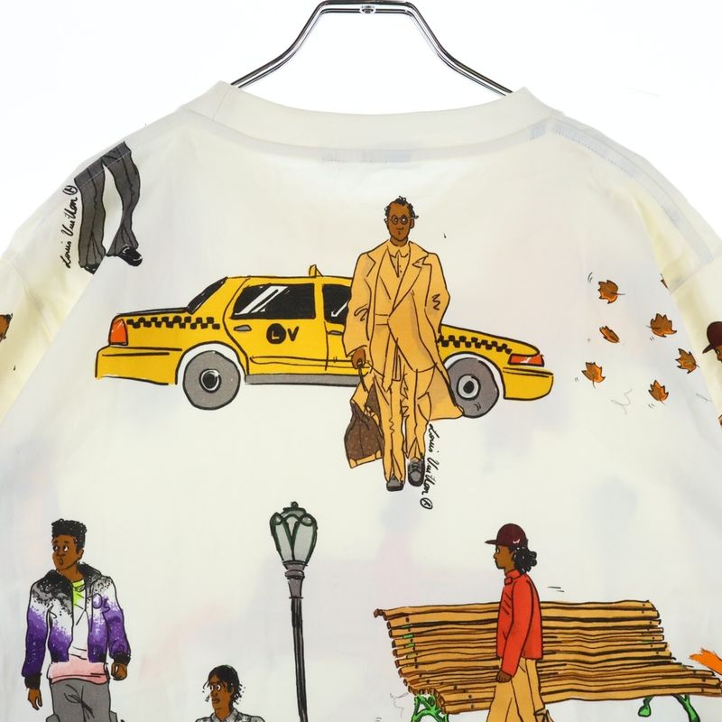 Louis Vuitton 19aw New Walkers Viral Allover Print Crew Neck Short Sleeve