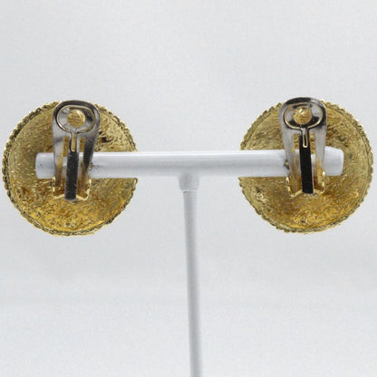 Chanel Coco Chanel Vintage Gold Plated Ladies 18.6g Earring