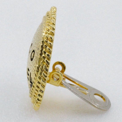Chanel Coco Chanel Vintage Gold Plated Ladies 18.6g Earring