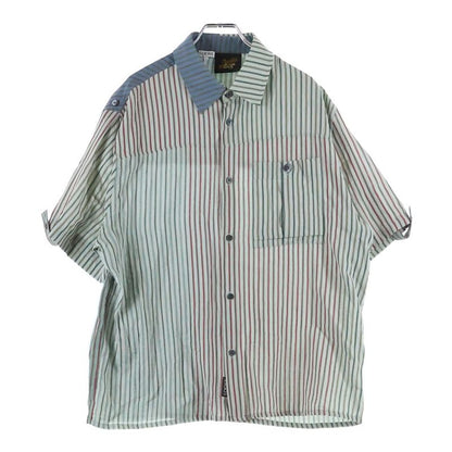 Loewe Paula's Ibiza Striped All Over Pattern Multicolor Pocket Short Sleeve
