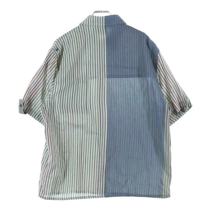 Loewe Paula's Ibiza Striped All Over Pattern Multicolor Pocket Short Sleeve