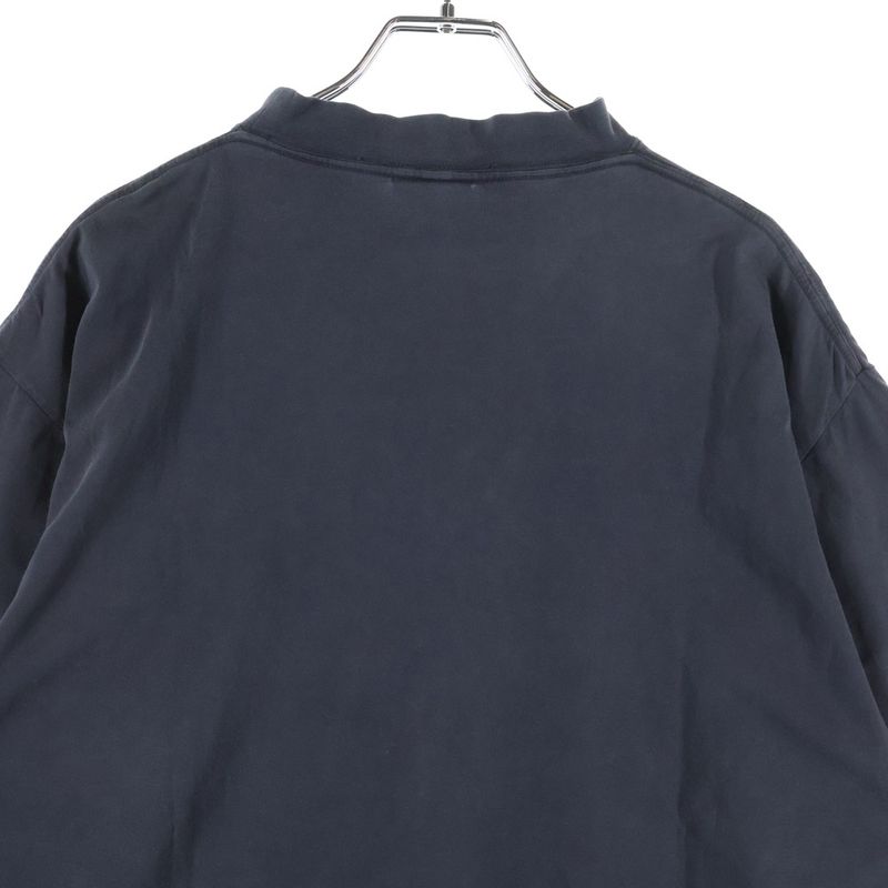 Balenciaga 25ss Oversize D T-Shirt Front Print Short Sleeve T-Shirt Cut and Sew