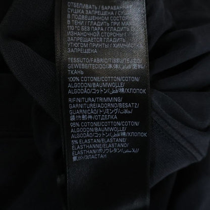 Balenciaga 25ss Oversize D T-Shirt Front Print Short Sleeve T-Shirt Cut and Sew