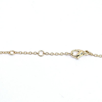 Chanel 18K Yellow Gold Coco Crush Pave Diamond Necklace 750yg Jewelry -