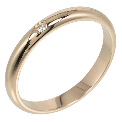 Cartier 1895 Wedding 2.5mm (0.10in) Model 18k Pink Gold X Diamond Size 9.5