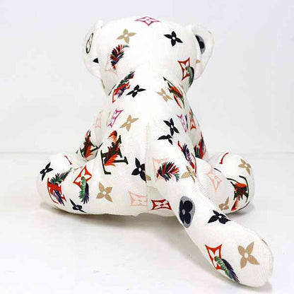 Louis Vuitton Dudu Taiga Plush Tiger Cotton Gi0735 White Multicolor A Rank