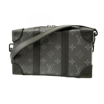 Louis Vuitton Shoulder Bag Monogram Eclipse Soft Trunk Wallet M69838 Black Men's
