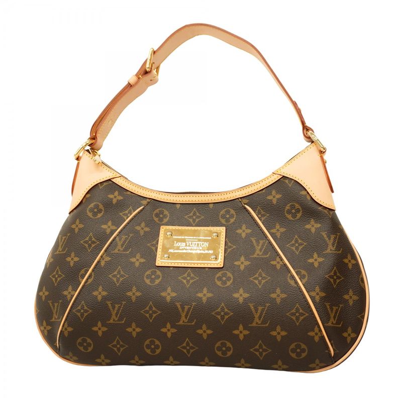 Louis Vuitton Shoulder Bag Monogram Thames GM M56383 Brown Ladies