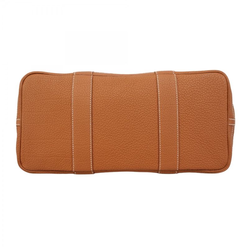 Hermes Tote Bag Garden Party PM Negonda Gold Silver Hardware D Engraved Ladies