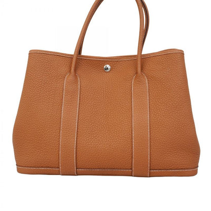 Hermes Tote Bag Garden Party PM Negonda Gold Silver Hardware D Engraved Ladies