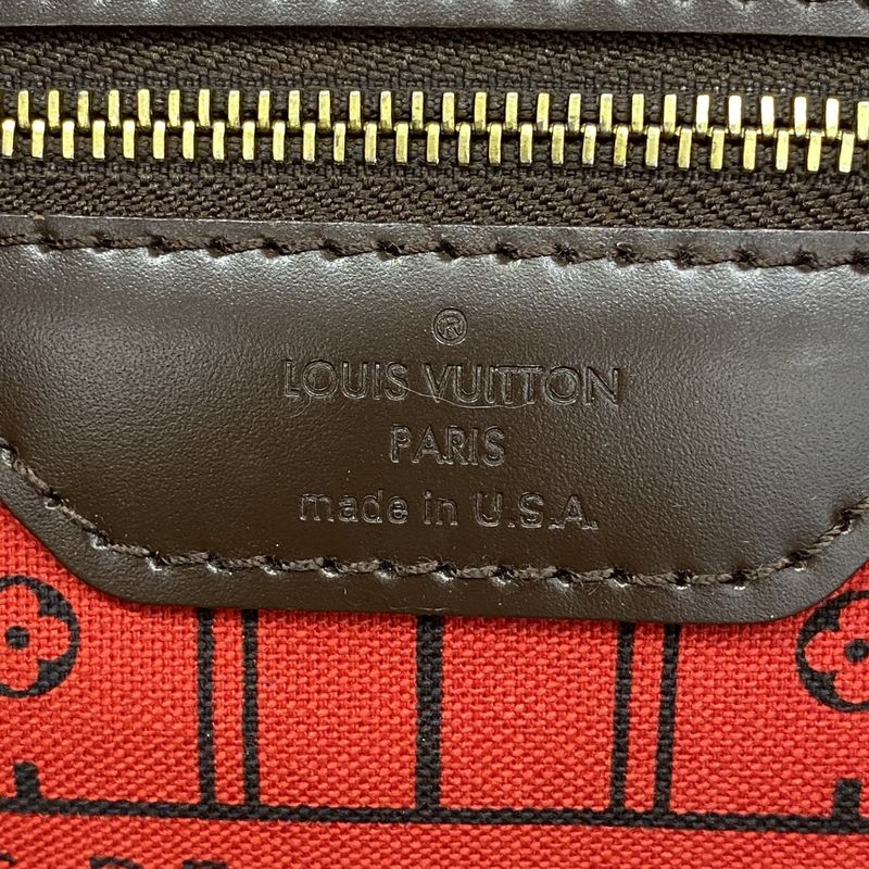 Louis Vuitton Tote Bag Damier Neverfull GM N51106 Ebene Ladies