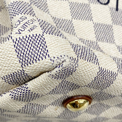 Louis Vuitton Tote Bag Damier Azure Cabas MM N41375 White Ladies