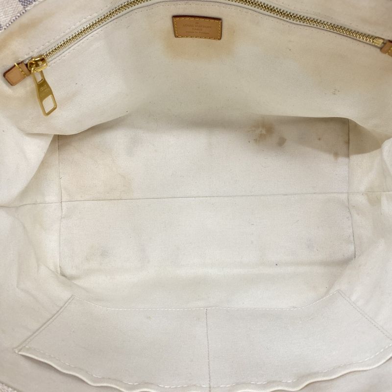 Louis Vuitton Tote Bag Damier Azure Cabas MM N41375 White Ladies