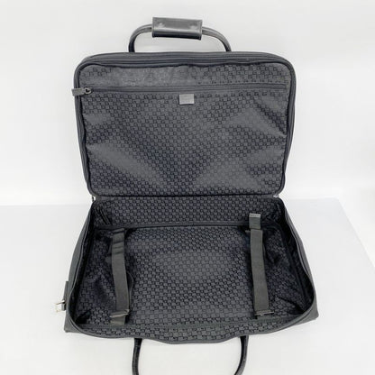 Gucci Boston Bag 002689 Nylon Black Silver Hardware Men Women Unisex