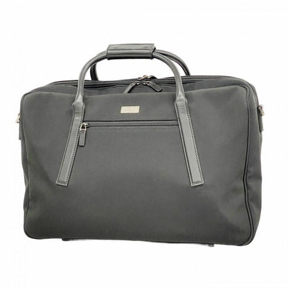 Gucci Boston Bag 002689 Nylon Black Silver Hardware Men Women Unisex