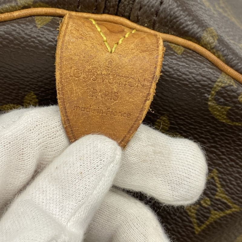 Louis Vuitton Boston Bag Monogram Keepall 50 M41426 Brown Men Women Unisex