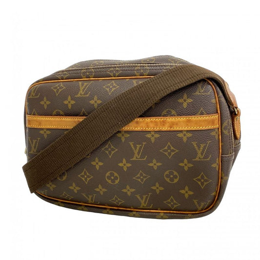 Louis Vuitton Shoulder Bag Monogram Reporter PM M45254 Brown Women's