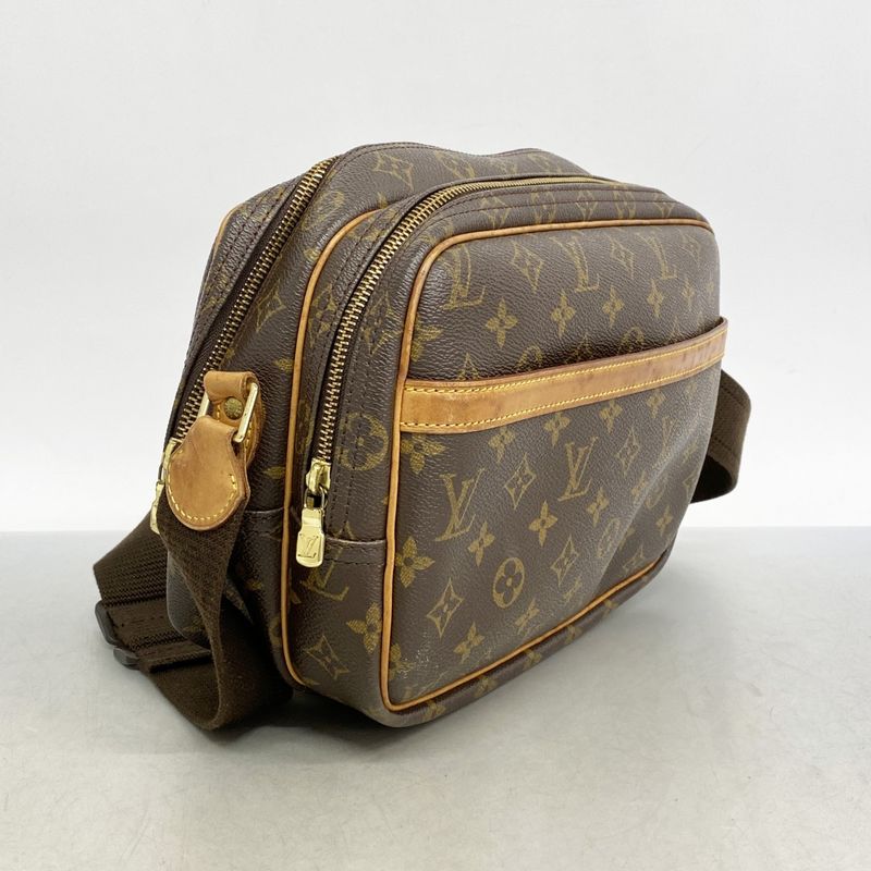 Louis Vuitton Shoulder Bag Monogram Reporter PM M45254 Brown Women's