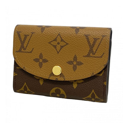 Louis Vuitton Card Case Monogram Reverse Porto Mone Rosali M82333 Brown Ladies