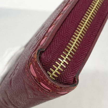 Louis Vuitton Long Wallet Monogram ・empreinte Zippy Wallet M64803 Leather Ladies