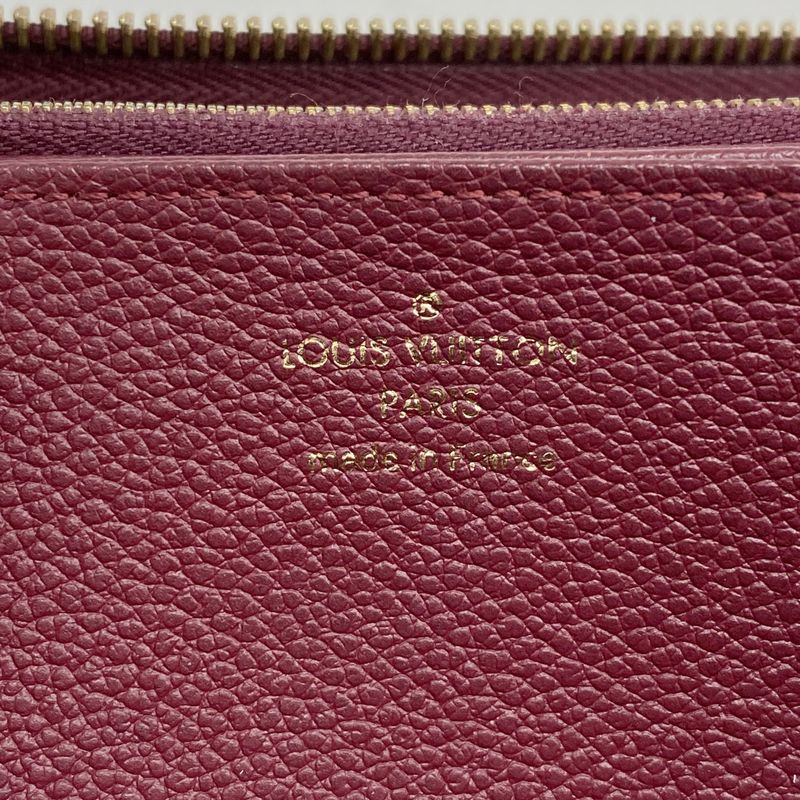 Louis Vuitton Long Wallet Monogram ・empreinte Zippy Wallet M64803 Leather Ladies