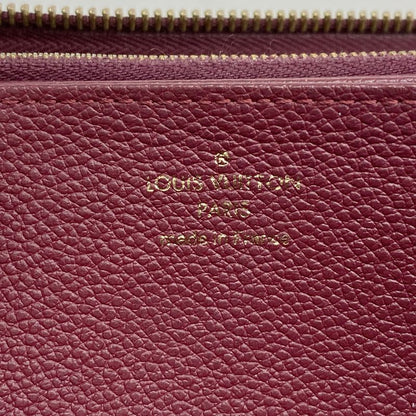 Louis Vuitton Long Wallet Monogram ・empreinte Zippy Wallet M64803 Leather Ladies