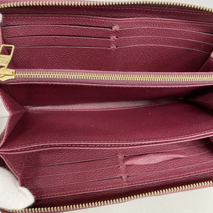 Louis Vuitton Long Wallet Monogram ・empreinte Zippy Wallet M64803 Leather Ladies