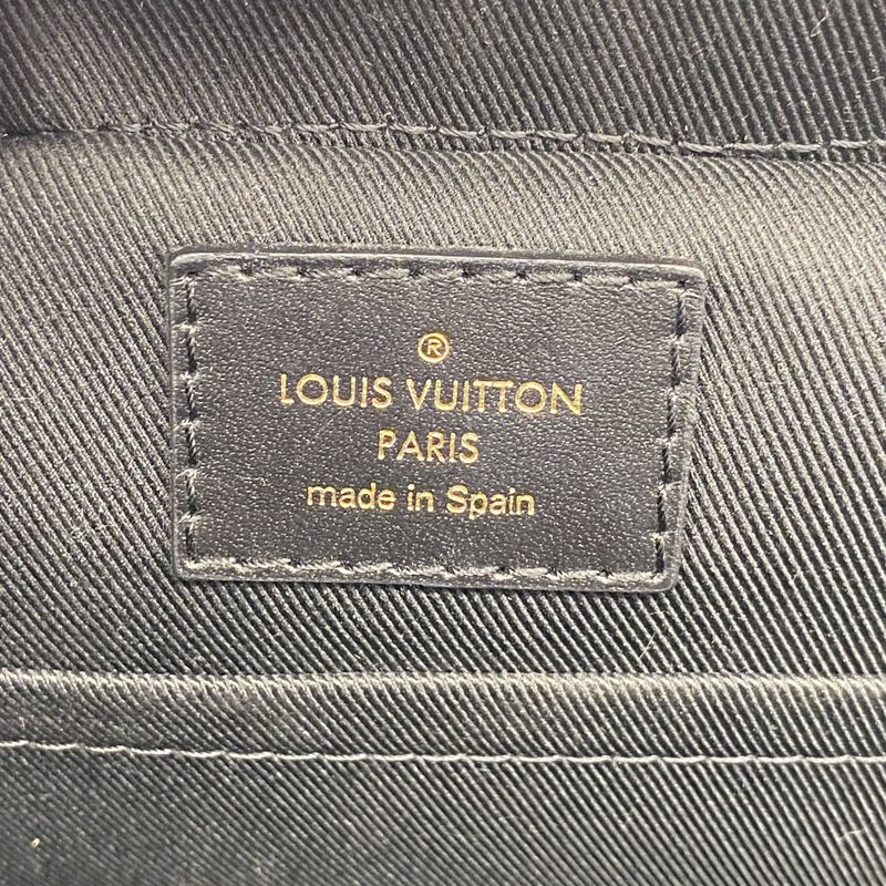 Louis Vuitton Shoulder Bag Monogram Saintonge M43555 Brown Noir Black Women's