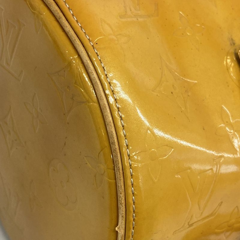 Louis Vuitton Handbag Vernis Bedford M91006 Beige Ladies