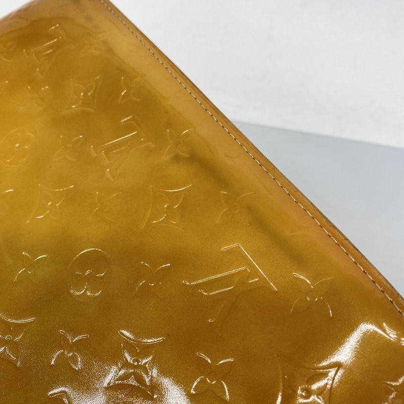 Louis Vuitton Tote Bag Vernis Houston M91004 Beige Ladies