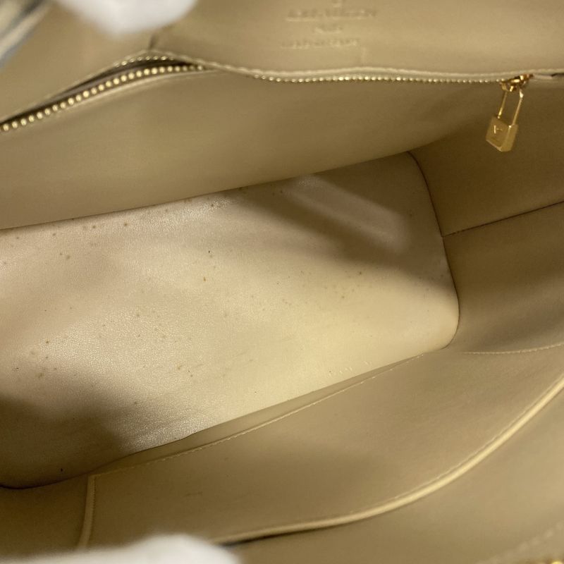 Louis Vuitton Tote Bag Vernis Houston M91004 Beige Ladies