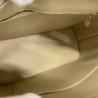 Louis Vuitton Tote Bag Vernis Houston M91004 Beige Ladies