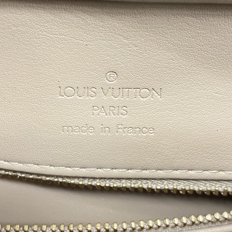 Louis Vuitton Tote Bag Vernis Houston M91004 Beige Ladies