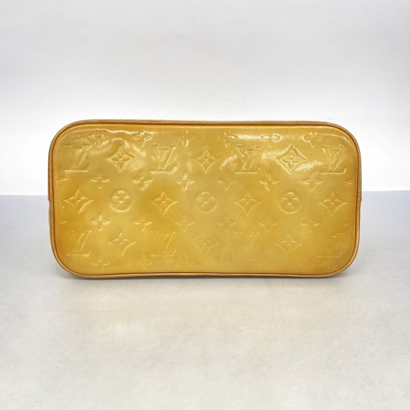 Louis Vuitton Tote Bag Vernis Houston M91004 Beige Ladies