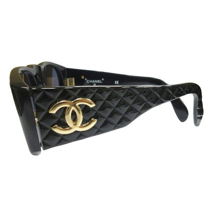 Chanel Cocomark Matelasse Sunglass Es Cell Frame Eyewear Black 01450 94305 • Mnk3