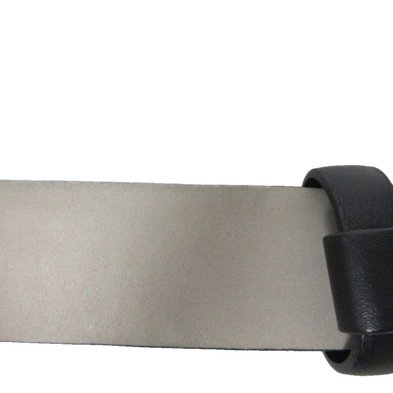 Bvlgari Bvlgari Logomania Leather Belt Double Buckle 44 110 Gold Hardware Black