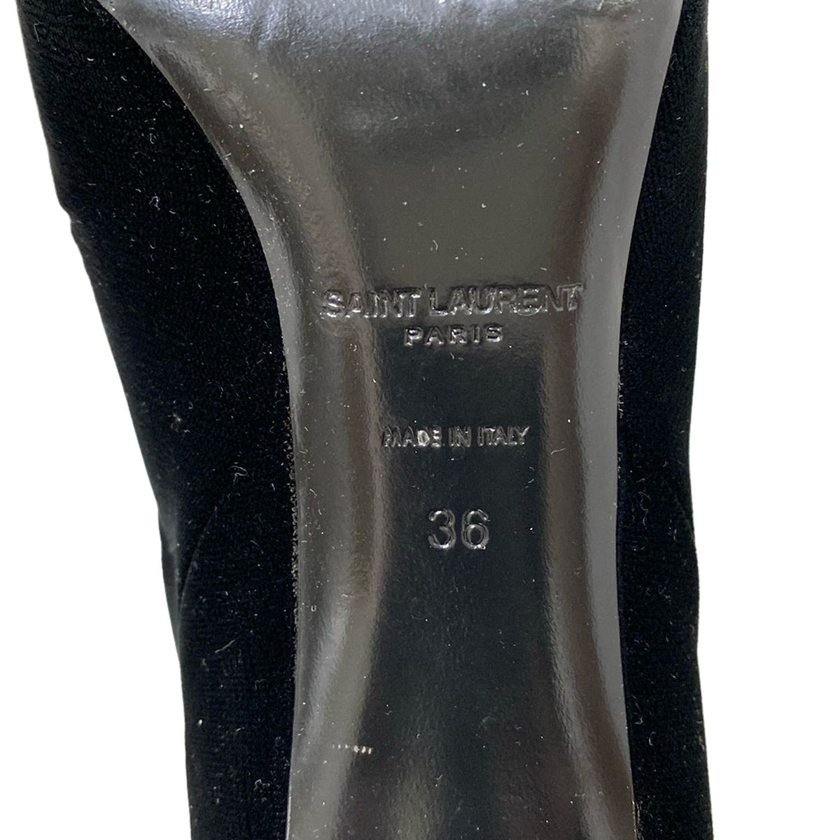 Saint Laurent Paris Short Boots 36 Women's - 494620 Black