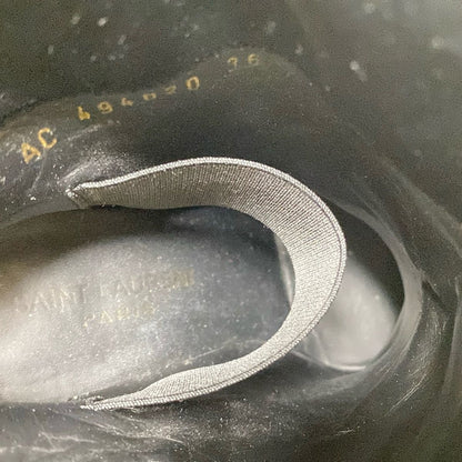 Saint Laurent Paris Short Boots 36 Women's - 494620 Black