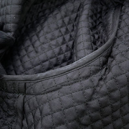 Hermes Jacket Re Boucles Quilted Collarless 38