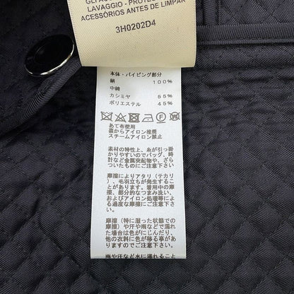 Hermes Jacket Re Boucles Quilted Collarless 38