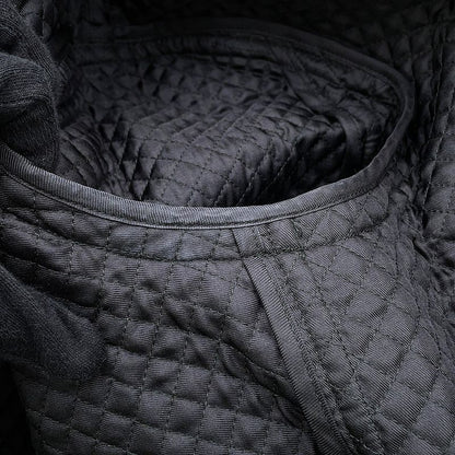 Hermes Jacket Re Boucles Quilted Collarless 38