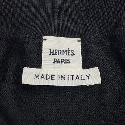 Hermes Cardigan Palefroi Remix Twill 36 Black Gris Charbon