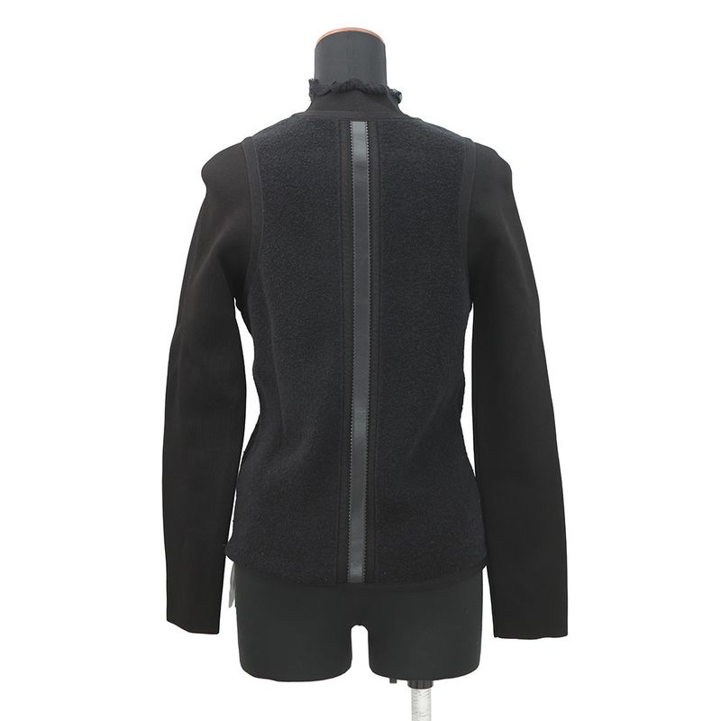 Hermes Knit Long Sleeve 36 Top Black
