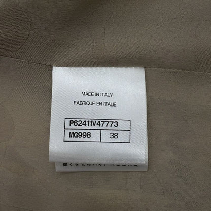 Chanel Jacket Tweed Short Length 38 Ivory - Black Gray