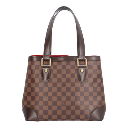 Louis Vuitton Hampstead PM Damier Handbag Damier Canvas N51205 Brown Women's