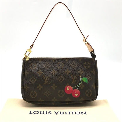 Louis Vuitton Monogram Pochette Cherry Hand Pouch